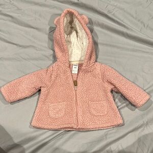 Carter's Soft Pink Sherpa Jacket